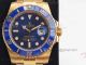 Perfect Replica VR MAX Rolex Submariner 18k Gold Oyster Band Blue Face 40mm Watch (2)_th.jpg